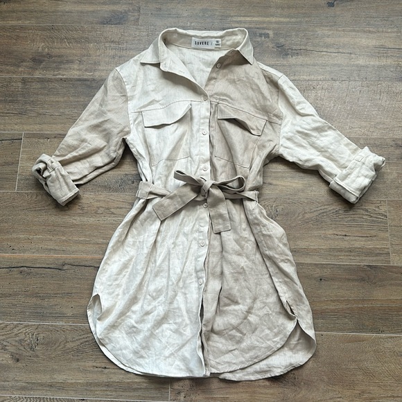 Dresses & Skirts - Sovere Button Down Long Sleeve Shirt Dress #374N